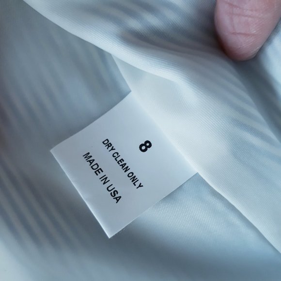 Peace of Cloth Blue White Pinstripe Open Blazer - Picture 11 of 11